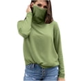 thumbnail image 3 of BiZtdJrK Chemises de Protection Solaire pour Femmes, Extérieur, Respirantes, à Manches Longues, pour la Randonnée et la Pêche, avec Masque Facial, Vêtements de Plage et de Vacances, Vert G, Cadeaux pour Hommes, 3 of 6