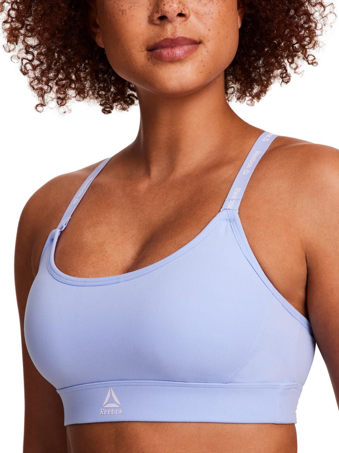 Reebok Women's Low Impact Favorite Racerback Sports Bra with Removable Cups