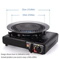 thumbnail image 1 of Bamboohart 12.6in Round Iron Korean BBQ Grill Plate Barbecue Non-stick Pan Set with Holder Set Portable Stove Korean Grill Pan Cast Iron Indoor, 1 of 6
