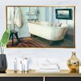 thumbnail image 3 of Cottage Salle de Bain Ancienne II - Salle de Bain Traditionnelle Encadrée Toile, 3 of 3