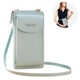 thumbnail image 1 of Small Crossbody Cell Phone Purse for Women Vegan Leather Wallet, 1 of 4