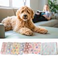 thumbnail image 4 of Shengyu Polyester Washable And Machine Washable Pet Mat For Easy Maintenance Soft And Breathable Pet Bed pink heart 30*40cm 1Set, 4 of 6