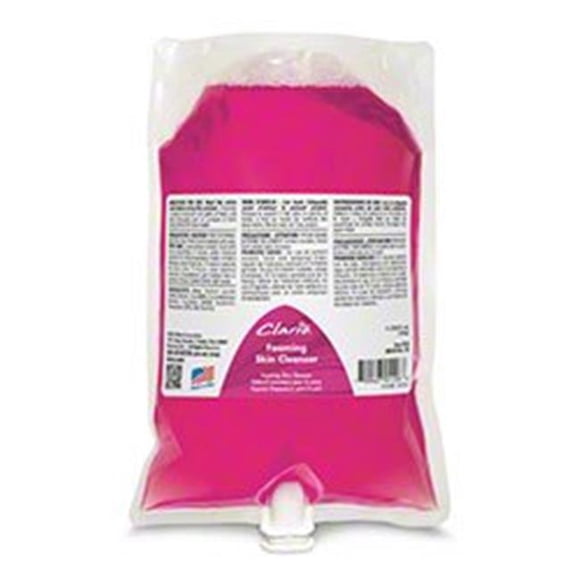 Meyer Shop Supplies Sac de 1000 ml Clario Rose Nettoyant Moussant pour la Peau et Savon pour les Mains - Caisse de 6