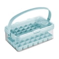 thumbnail image 2 of EGNMCR Press The Single And Double-layer Ice Block Of The Ice Box Hold A Large Capacity Ice Storage Box With A Lid And Ice Cells Pressing the Ice, 2 of 3