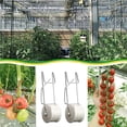 thumbnail image 4 of Yingyy Crochets Roulants à Treillis Kit de Serre Résistant aux Intempéries Support de Culture Cintre de Culture Accessoires d'Extérieur pour Plantes Jardin 6 Pcs, 4 of 9
