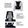 thumbnail image 2 of serony Posture Correction Adjustable Women Multi-Sizes Support Bands Elastic Lightweight Adult Back Corset Adult Working Walking L, 2 of 8