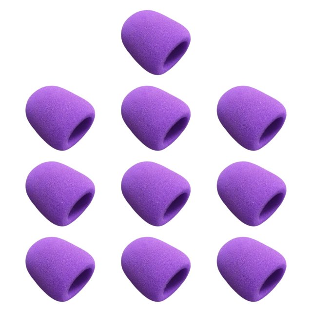 funtasica 10 Pcs Housse de Microphone Portatif Robuste pour Discours Salles de Conférence Fêtes