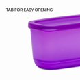 thumbnail image 3 of Tupperware Rectangular Container, Plastic, Multicolour, 210ml - Set of 4, Multicolor, 3 of 4