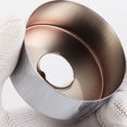 thumbnail image 3 of Wweixi 2x Silver Stainless Steel Valve Pipe Collar Round Cover Easy To Install Widely Applicable Resistant, 3 of 6