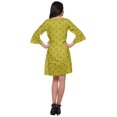 thumbnail image 3 of Moomaya Printed WoMen's Robes Soft Kimono Robe Nightwear Summer Bathrobe, 3 of 5