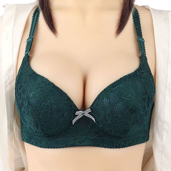 Lace Bras for Women, Push Up Bralettes for Women Comfortable Everyday Sleep Bras