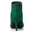 thumbnail image 4 of Unique Bargains Bottines Chelsea à Talons Aiguilles à Bout Pointu pour Femmes, 4 of 6