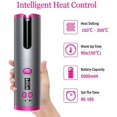 thumbnail image 3 of Unbound Cordless Auto Rotating Ceramic Hair Curler USB Rechargeable Automatic Curling Iron LED Display Temperature Wave Curler Gray Color, 3 of 8