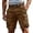 Coffee, variant on Men's Casual Summer Shorts Lightweight Breathable Relaxed Fit Elastic Waist for Daily Wear Outdoor Comfort and Easy Everyday Style