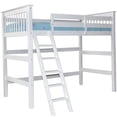 thumbnail image 1 of Humboldt Lit Mezzanine Complet Haut avec Échelle Inclinée Blanc, 1 of 1