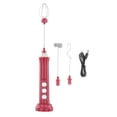 thumbnail image 2 of jifeng Handheld Electric Milk Frother Mixer Blender Egg Beater for Matcha Red, 2 of 9