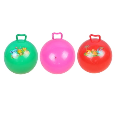 3Pcs Hopper Ball Fine Inflatable Novel Durable Jumping Ball Bouncy Ball Exercise Ball