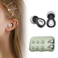 thumbnail image 1 of Bouchons d'Oreilles Loop Muets pour le Sommeil, Doux, Réutilisables, Flexibles, en Silicone, pour l'Ouïe, la Réduction du Bruit et le Vol, 1 of 9