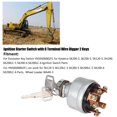 thumbnail image 4 of Silver  Professional Ignition Switch, Ignition Starter Key Switch, For Yn50S00002F1 For Kobelco Ignition Switch, 4 of 8