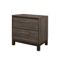 thumbnail image 1 of Topline Home Furnishing Grey Wood Texture Night Stand, 1 of 2