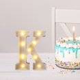 thumbnail image 4 of RXIRUCGD Letters Lights Alphabet Lamp LED Letter Lighting Letter Light Illuminated Letters Night Lights Decoration For Birthday Party Wedding Children's Room, 4 of 6