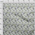 thumbnail image 3 of oneOone Georgette Viscose White Fabric Jacobean Floral Sewing Craft Projects Fabric Prints By Yard 42 Inch Wide, 3 of 4