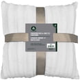 thumbnail image 1 of Mainstays Solid Fur Decorative Pillow Set - White, 1 of 1