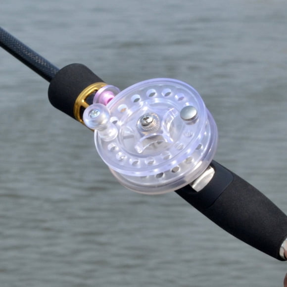 Aluminum Fly Reel for Freshwater Fishing – Transparent 60mm Diameter Ideal for Fly Rods and Tackle