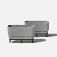 thumbnail image 1 of Veradek Demi Series Raised 30" Long Plastic-Stone Planter, 1 of 8