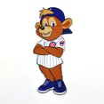 thumbnail image 1 of Chicago Cubs 12" Clark Mascot Standing Steel Logo Sign, 1 of 1