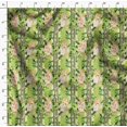 thumbnail image 4 of Soimoi Green polyester Crepe Fabric Leaf Floral Printed Craft Fabric by the Yard 42 Inch Wide, 4 of 6