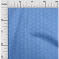 thumbnail image 2 of oneOone Cotton Silk Medium Blue Fabric Asian Block Craft Projects Decor Fabric Printed By The Yard 42 Inch Wide, 2 of 4