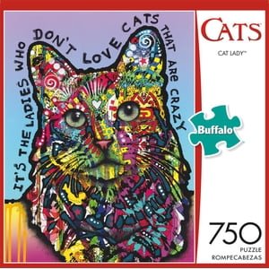 Buffalo Games - Cats - Cat Lady - 750 Piece Jigsaw Puzzle