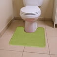 thumbnail image 2 of Dvruxg Soft Foam Bath Mat, U Shape Toilet Rug, Machine Washable Velvet Fleece Carpet for Bathroom Safety & Comfort Enhancement, 2 of 5