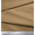 thumbnail image 2 of Soimoi Brown Poly Georgette Fabric Artistic Geometric Decor Fabric Printed Yard 52 Inch Wide, 2 of 3