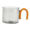 thumbnail image 1 of simhoa milk Tea Cup with Handle Heat Resistance for Office Flower Tea Cereal Gray, 1 of 5