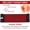 thumbnail image 3 of DGYAO New Red Light & Near Infrared Light Belt Device for Back Flexible Wearable Wrap Pad, 3 of 7