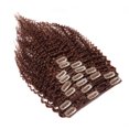 thumbnail image 3 of Extensions de Cheveux Humains à Clip pour Femmes, Afro à Double Trame, Crépus et Bouclés, Tête Complète, 3 of 6
