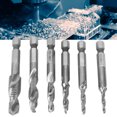 thumbnail image 4 of Foret Hexagonal, Robuste Durable HSS Taraud Foret Universel 6PCS pour Accessoires de Machine pour Fournitures Industrielles, 4 of 7