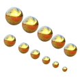 thumbnail image 3 of Boules en Acier Inoxydable Balle de Jardin en Acier Inoxydable pour la Maison 76 mm, 3 of 8