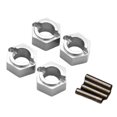 thumbnail image 3 of 4 Pieces Wheel Adapter Wheel Spacers Alloy Coupler Adapter Hub for 24 Fcx24 24 Crawler, 3 of 8