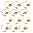 thumbnail image 2 of 12 Pcs Boucles de Serviette Décoratives Design Coquillage Porte-Serviettes Décorations de Table, 2 of 9