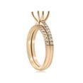 thumbnail image 3 of 3/8ct Diamond Engagement Ring Setting & Wedding Band 14k Yellow Gold, 3 of 3