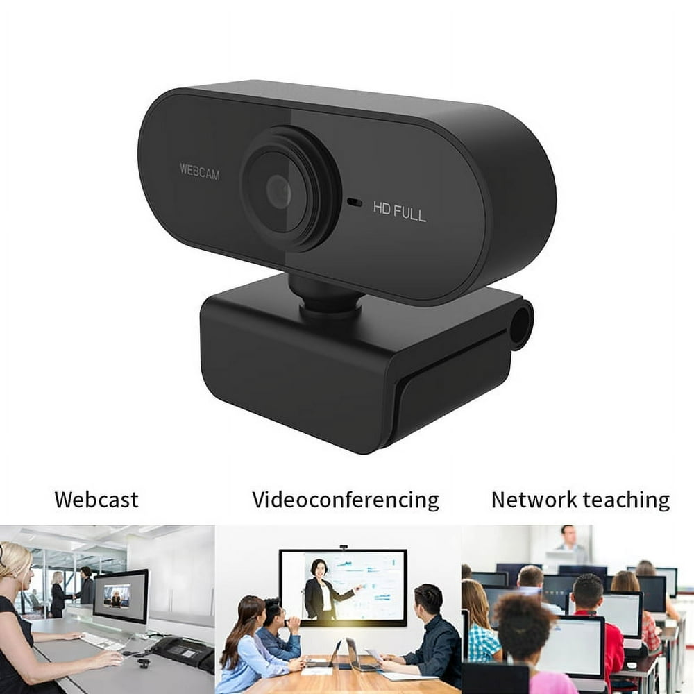 Webcam HD 1080p Web Camera  USB PC Computer Webcam with Microphone  Laptop Desktop Full HD Camera Video Webcam 100 Degree Widescreen  Pro Streaming Webcam for Recording  Calling  Conferen