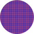 thumbnail image 1 of Ahgly Company Tapis Rond Lavable en Machine Intérieur Transitionnel Magenta Rose, 4 Pieds Rond, 1 of 7