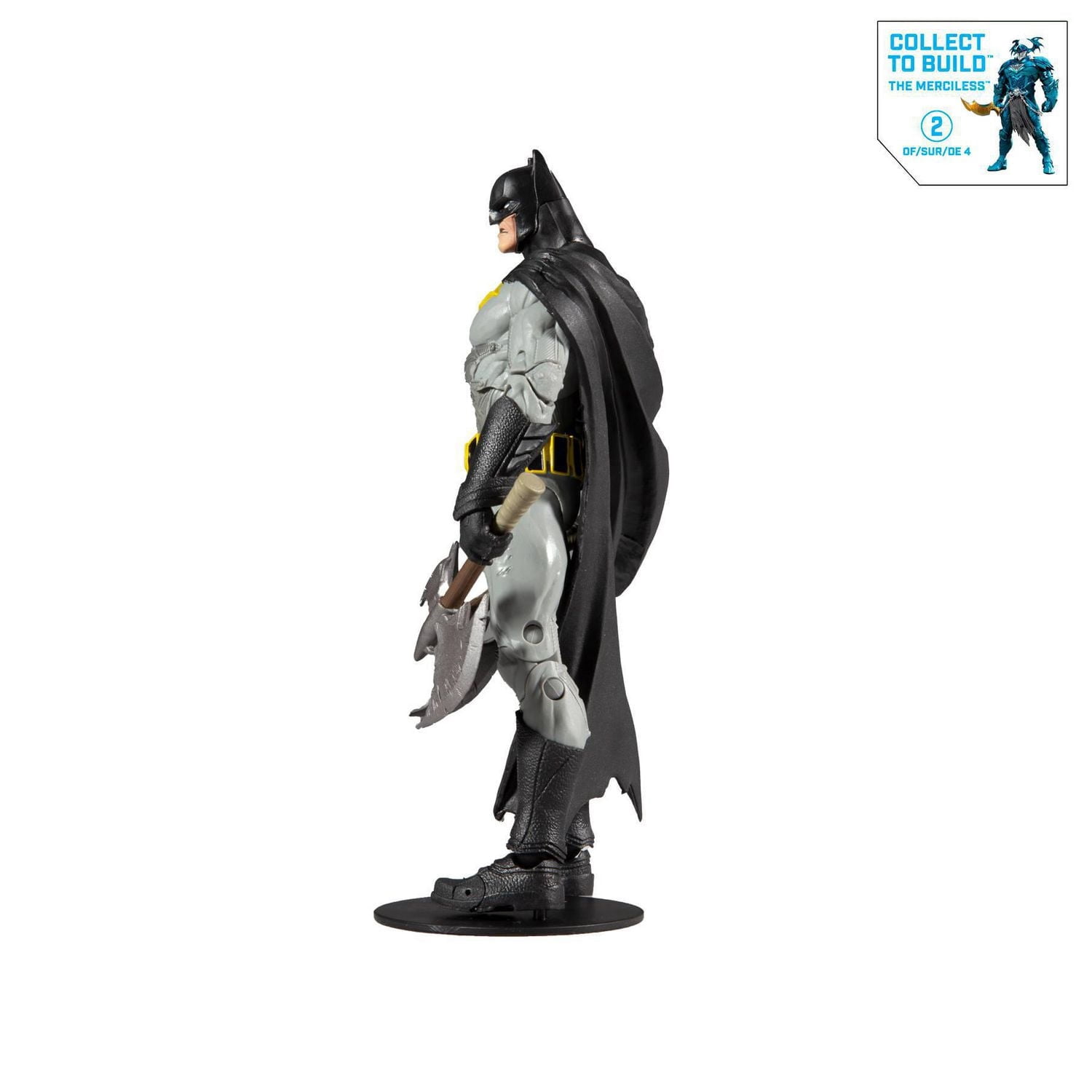 McFarlane Toys - DC Multiverse - Figurine Batman (Dark Nights : Metal) avec pièces pour la figurine "The Merciless"