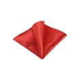 thumbnail image 1 of INSPIRE CHIC Men's Pocket Square Solid Color Handkerchiefs Self-folded For Wedding Party Red One Size, 1 of 4