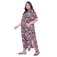 thumbnail image 3 of Oussum Robe Caftan Boutonnée pour Femme Longue Ajustable d'Été Maxi avec Poche, 3 of 7