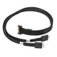 thumbnail image 2 of X8 To 2 SFF 8611 Cable, 8i To Oculink SFF 8611 4i Cable PCIe 5.0 Stable  for Server, 2 of 7