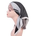 thumbnail image 1 of Womens Silk Like HeadTop for Fashion Pattern Large Square Satin Headscarf Wraps, 1 of 3